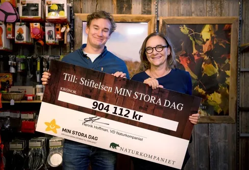 Stor donation till Min Stora Dag