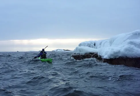Äntligen lite paddling