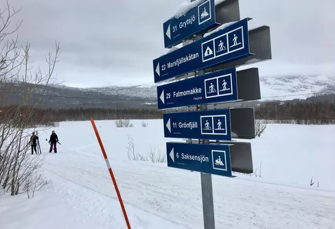 Nya bättre skyltar längs fjällederna