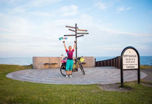 Simona upptäckte Sverige genom landets alla ytterpunkter