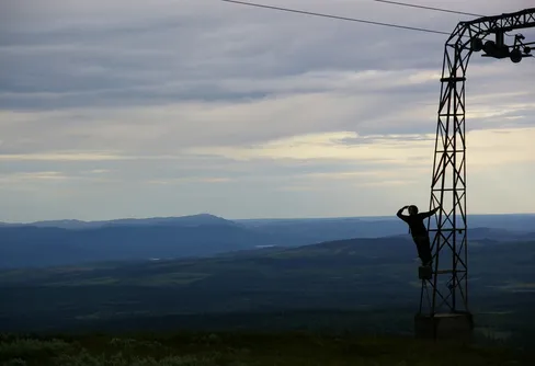 Städaktion i fjällen