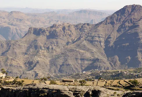 Expedition Jemen Med Kamel; Klättringen till Rub Al Utma