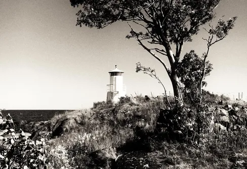 Ledskärs fyr utanför Nyköping