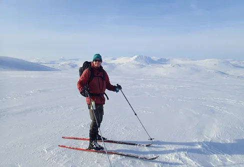 Turåkning i Sösjö-, Offerdals- och Skäckerfjällen. 200404-12