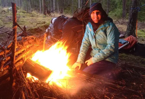 Eldkurs vintertid, en kurs i ödmjukhet