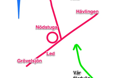 En avbruten vandring...