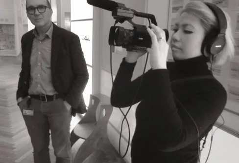 Första filmningen skedde på Nationalmuséet i Köpenhamn