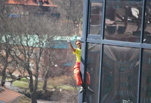 Said Belhaj nådde toppen av Gothia Towers