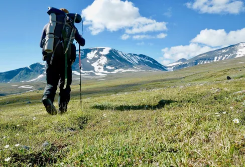 Lättare packning i Sarek