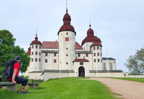 Mycket trevlig vandringsled vid Läckö slott