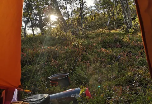 Anåfjället i höstfärger till Funäsdalen