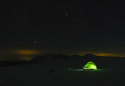 9 tips för att klara första tältturen på vintern