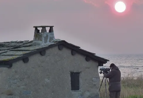 Två pensionärer skådar på Gotland - hösten 2015