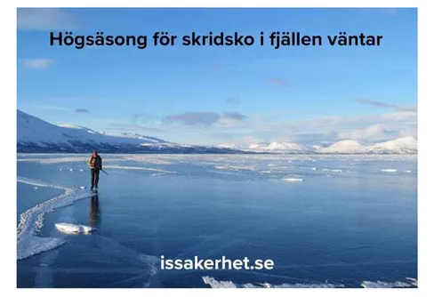 Högsäsong för skridsko i fjällen väntar
