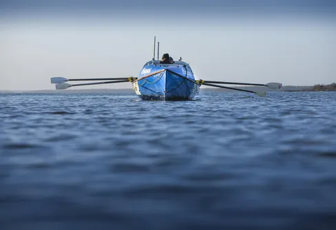 Row around Svalbard har nu rundat norra Svalbard