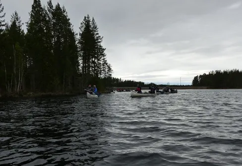 Kanothajk på Svartälven från Tyfors till Grythyttan