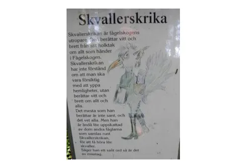 Konstiga Fåglar på Roslagsleden vid Väddö Kanal