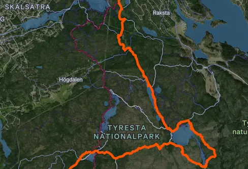 Vandring i Tyresta nationalpark 231123