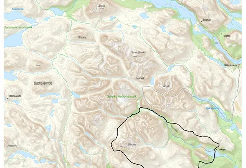 Sarek – mina första vandringar 1971-1978