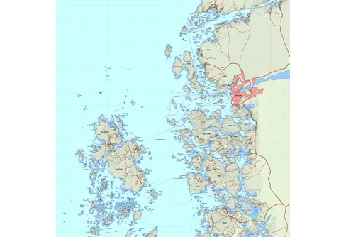 Strömstad skärgård översikt