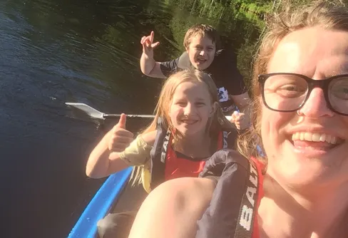 Från fot till paddel - en premiärtur på Ljusnan