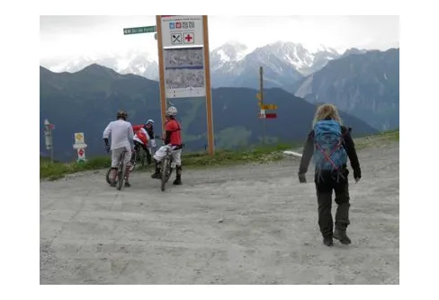 Sommarvandring i Verbier, Schweiz