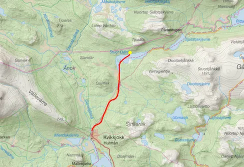 Påsktur i Sarek. 110417-26