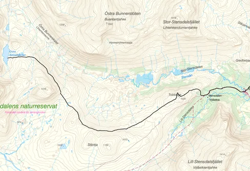 30 juli - Förbi Stensdalsstugorna
