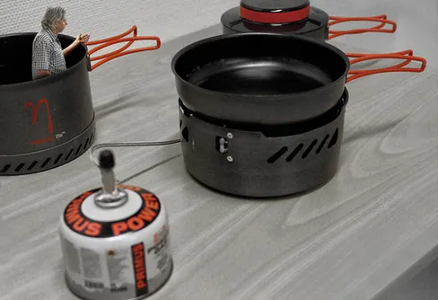 Titantankar på prylavdel ningen