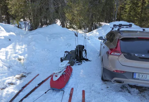 Vintertur på Fulufjället April 2019