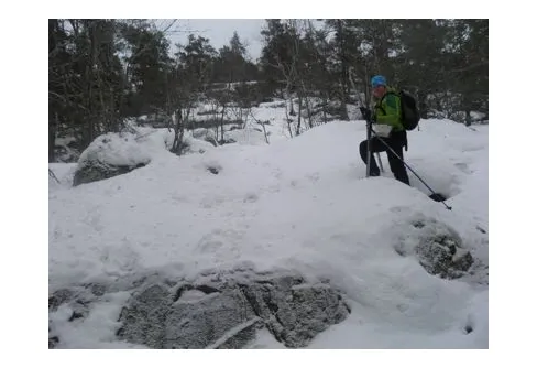 Födelsedagsfirande på skidor.....