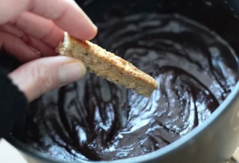 Smält choklad & kex