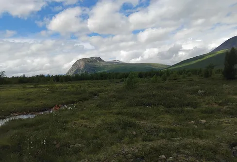 Nikkaluokta till Kebnekaise fjällstation.