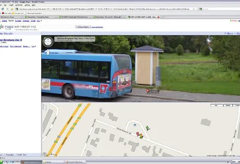 Reka cacher med Google Streetview