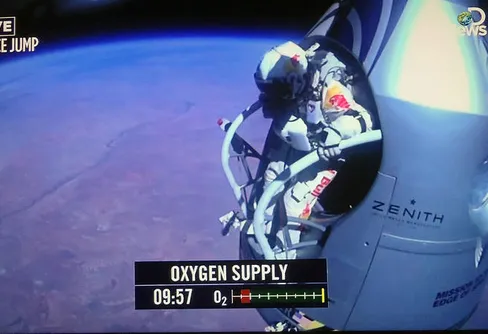 Felix Baumgartner, Vad Gjorde Du När Han Hoppade?