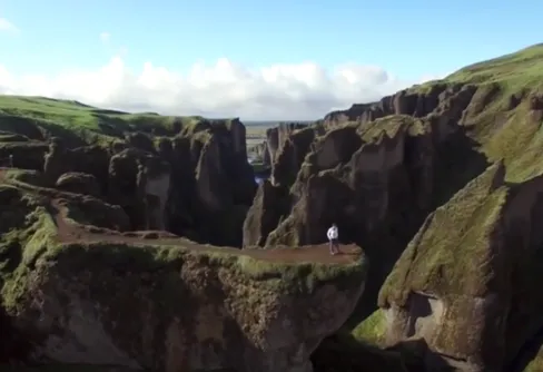 Se Island från ovan