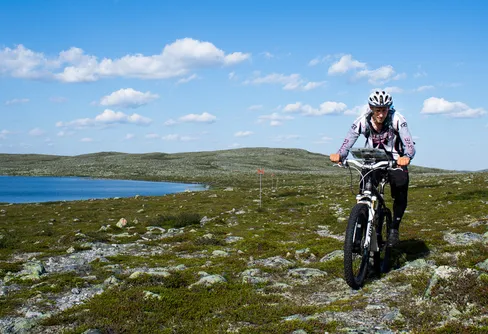 Mattias Skantz cyklade svenska fjällkedjan