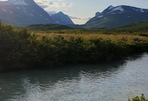 Pårtetur via Vallevagge och Njoatsosvagge