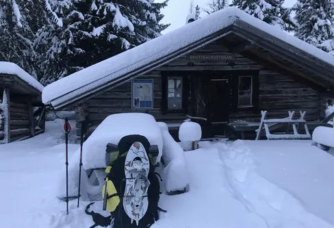 Fulufjället med snöskor dec 2018