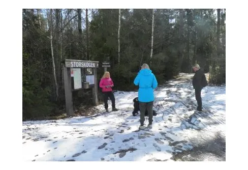 Vandring på Jällaleden med Helenas syster Cilla, Åsa och hunden Rasmus