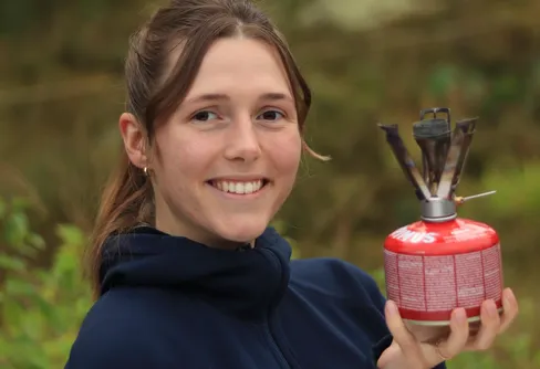 Vindtåligare gaskök: Hennes innovation prisas och blir verklighet