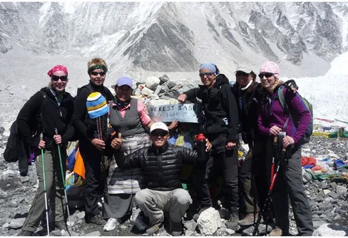 SWET 2010 - 22/3: framme vid Everest Base Camp