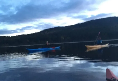 Jag sover nästan bäst ute