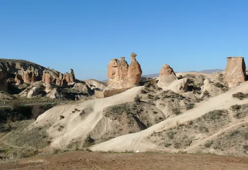 Klipporna i Kappadokien