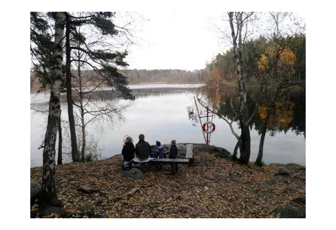 Nu har vi kommit på vart vi ska vandra under vintern!!! (Judarskogen)