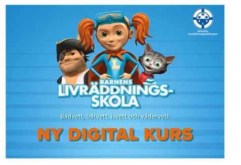 Ny digital kurs om vattensäkerhet för barn