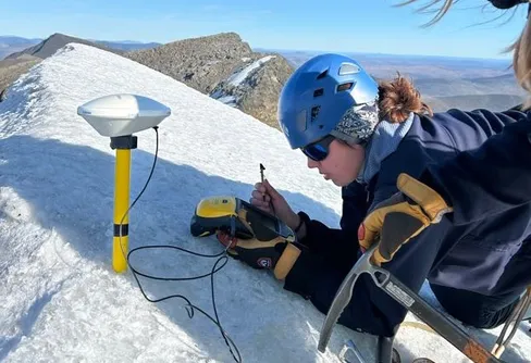 Kraftig avsmältning på Kebnekaises sydtopp