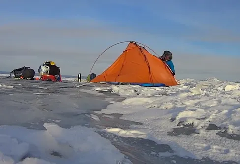 Bajkalsjön från syd till nord
