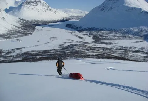 Turåkning i Sarek 080315-23