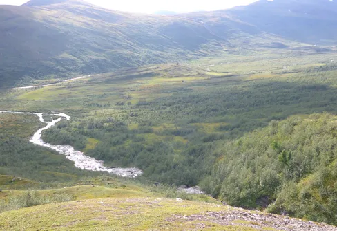 Vandring i Sarek från Kvikkjokk till Ritsem september 2014